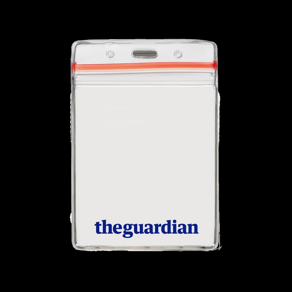 3 5/8" x 4 5/18" Printed Vertical Vinyl Pouch with Zipper