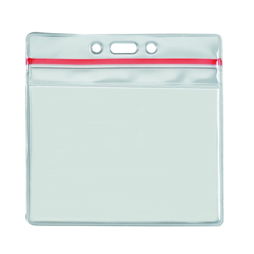 4" x 3" Blank Horizontal Vinyl Pouch with Zipper