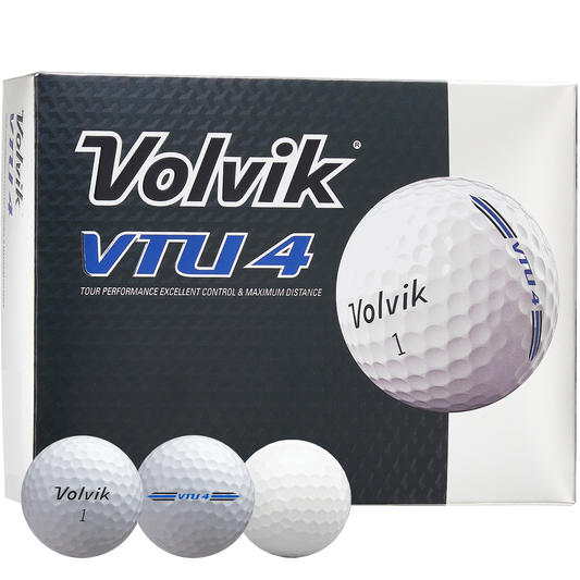 White Volvik VTU4 Golf Ball