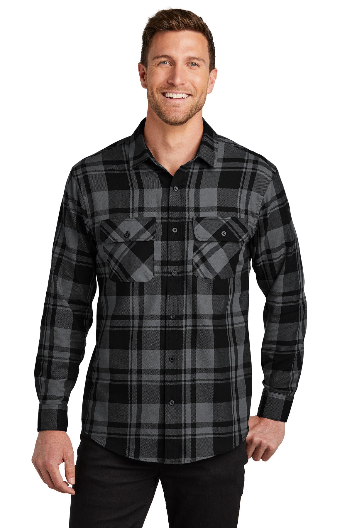SanMar W668_grey_black_model_front.jpg