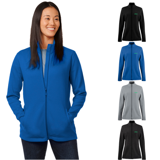 Black Omni Apparatech Women's Full Zip Fleece - Extra Small