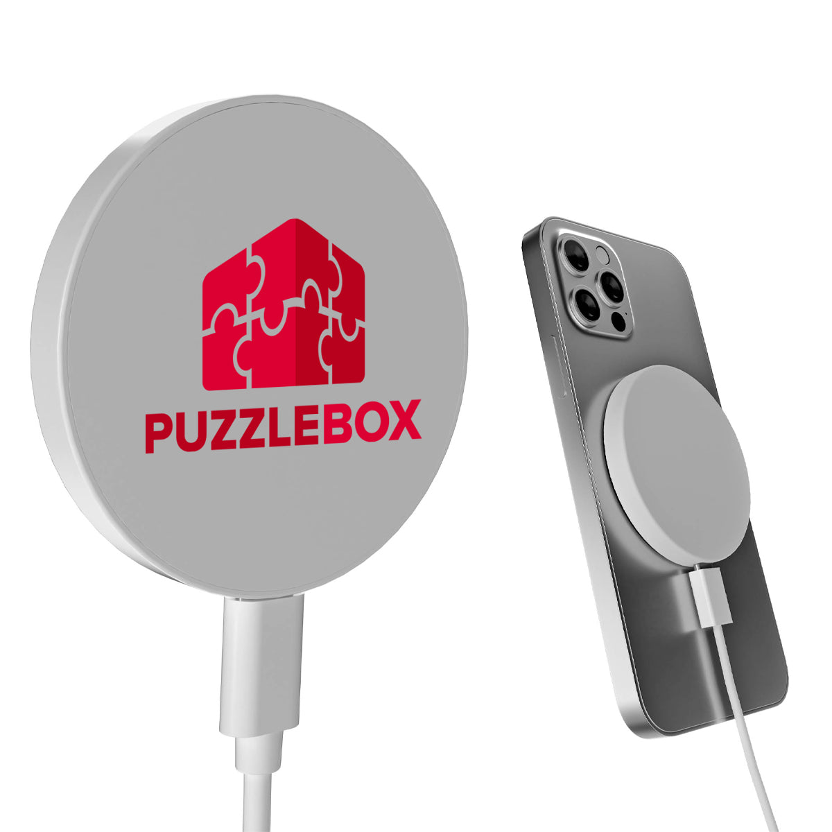 WHITE 10W Mag Max Wireless Charger