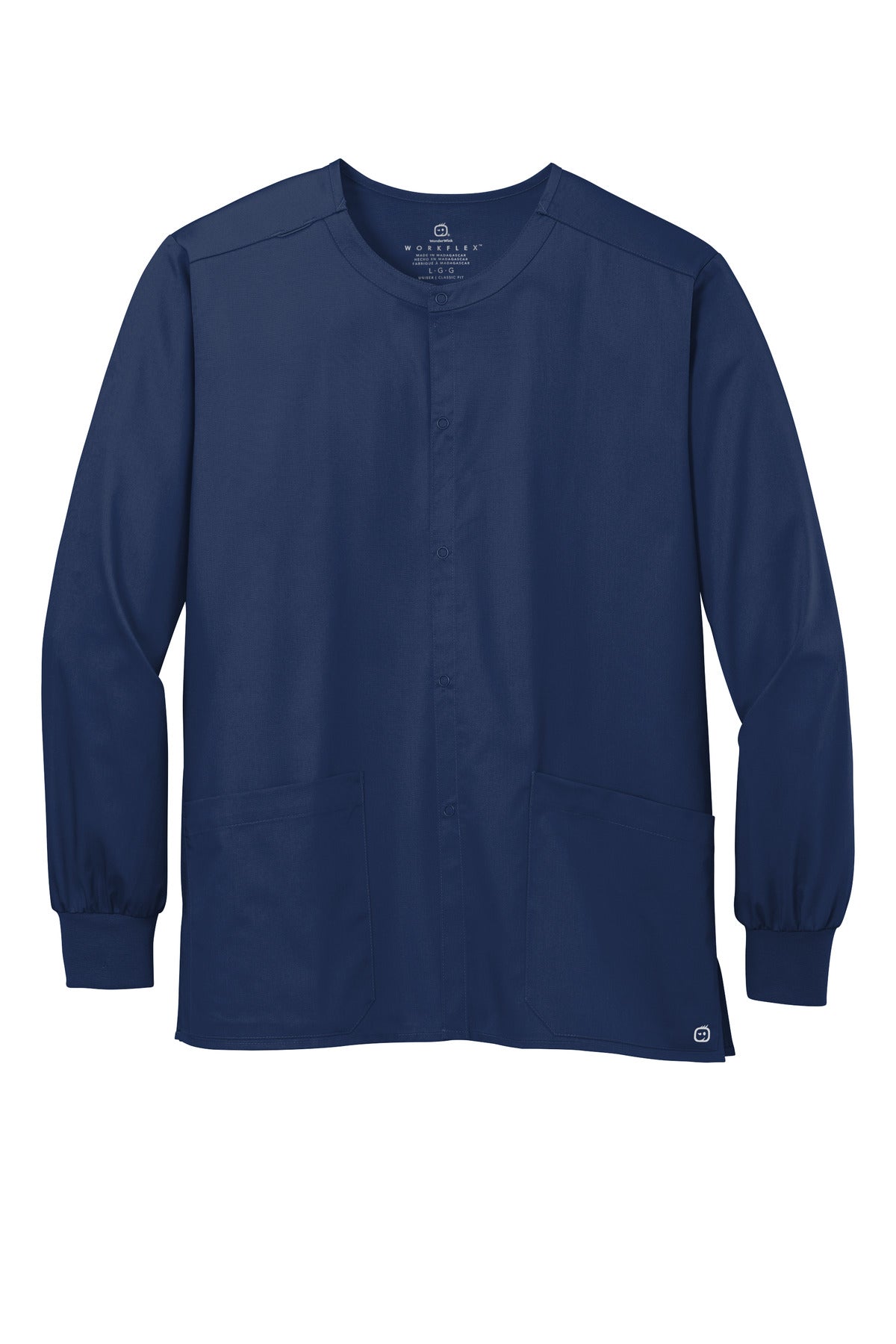 Wink Unisex WorkFlex Snap-Front Scrub Jacket WW3080