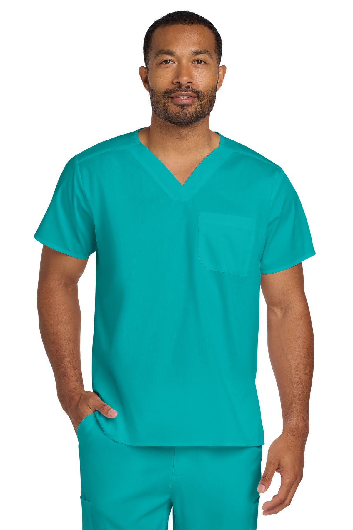 SanMar WW3160_teal_model_front.jpg