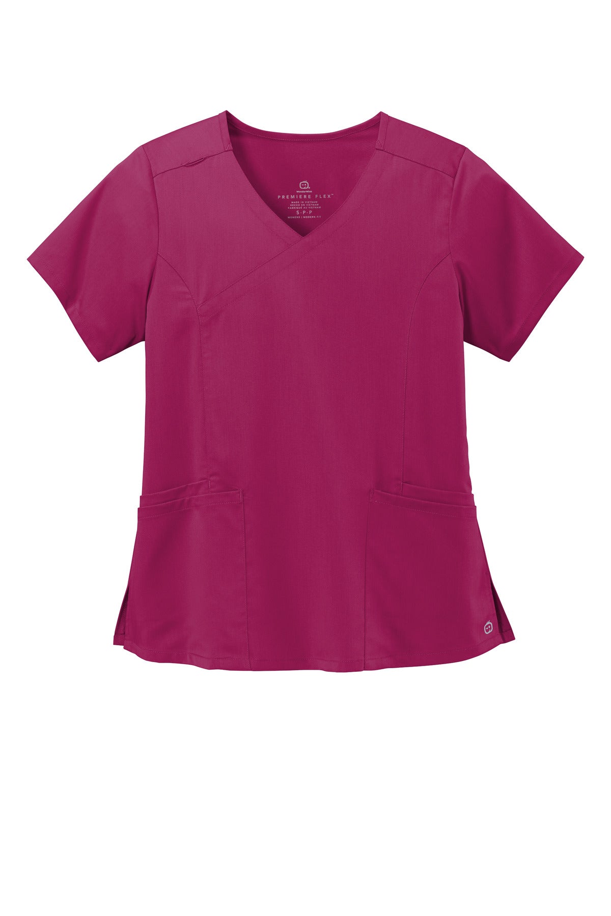 Wink Women's Premiere Flex Mock Wrap Top WW4268