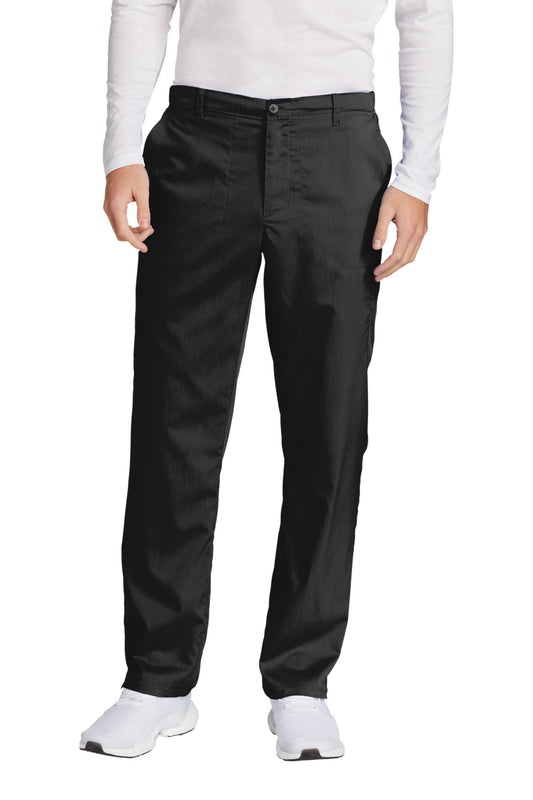 Front View of Black Wink Men's Premiere Flex Cargo Pant WW5058 - XS