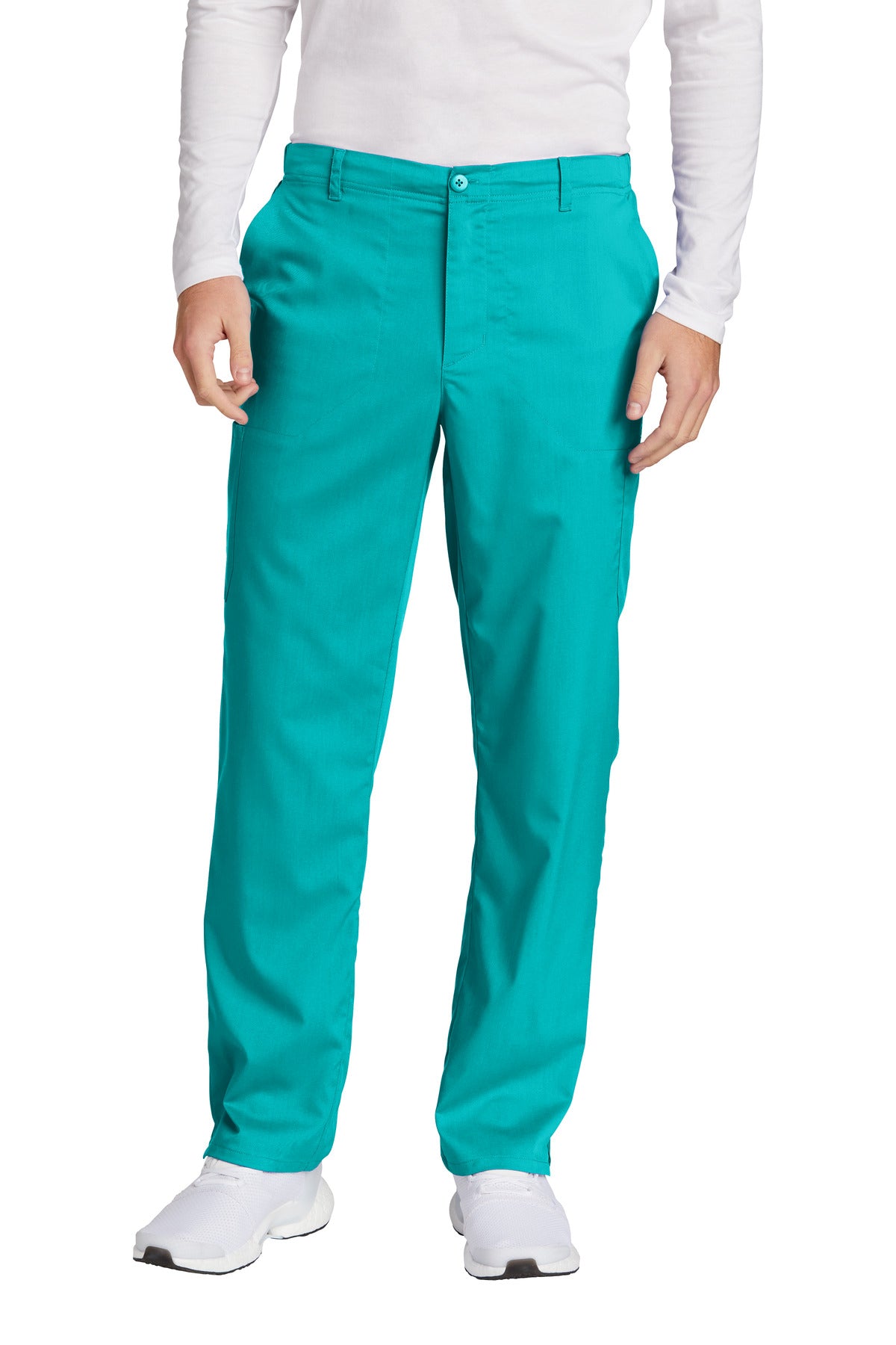 SanMar WW5058_teal_model_front.jpg