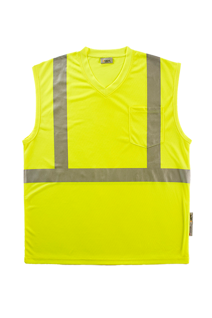 Yellow Xtreme-Flex™ Class 2 Sleeveless T-Shirt - M