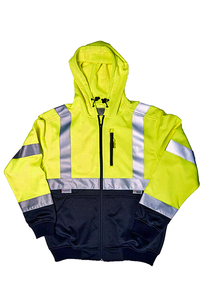 Yellow Xtreme Visibility HiVis Class 3 Sweatshirt - S
