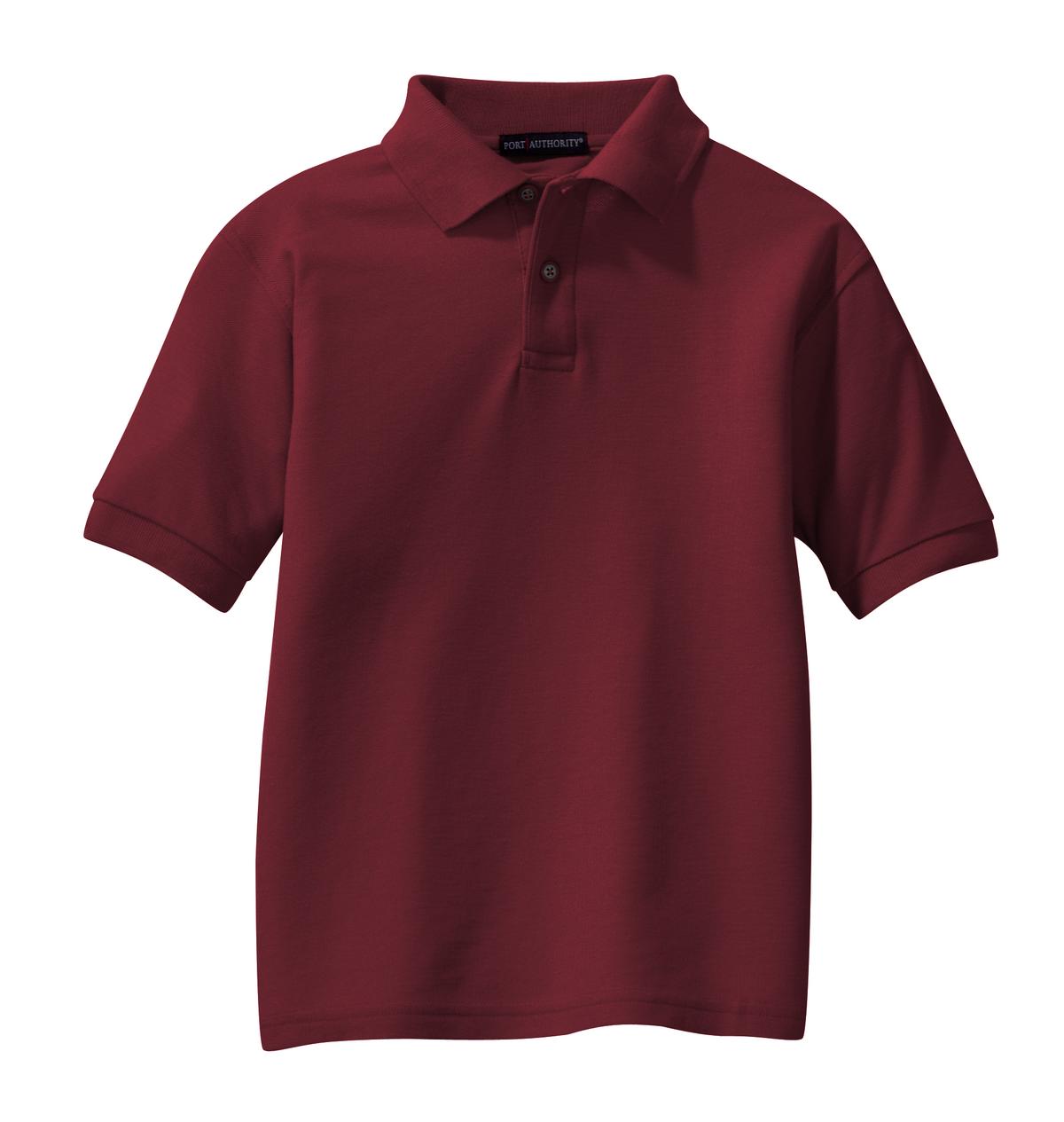 Port Authority Youth Silk Touch Polo. Y500