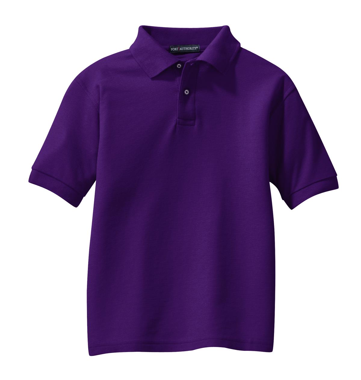 Port Authority Youth Silk Touch Polo. Y500