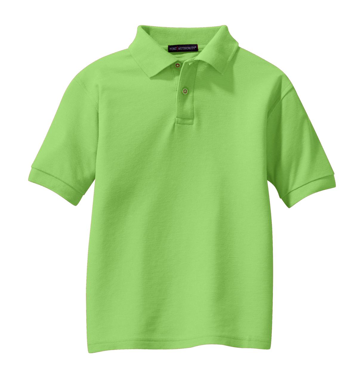 Port Authority Youth Silk Touch Polo. Y500