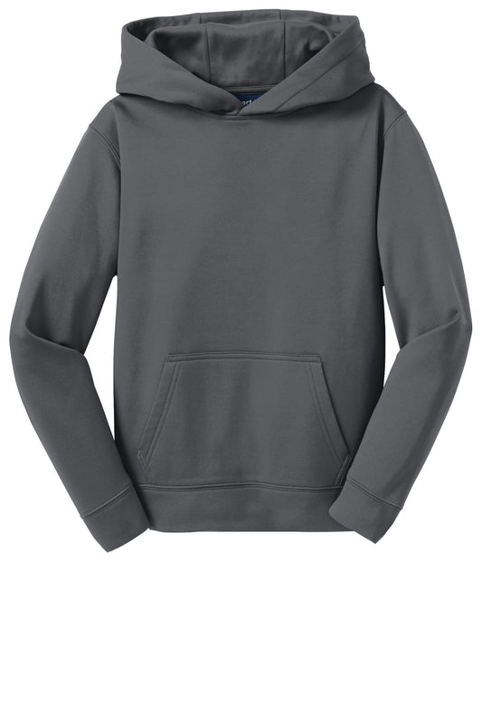 Sport-Tek Youth Sport-Wick Fleece Hooded Pullover. YST244