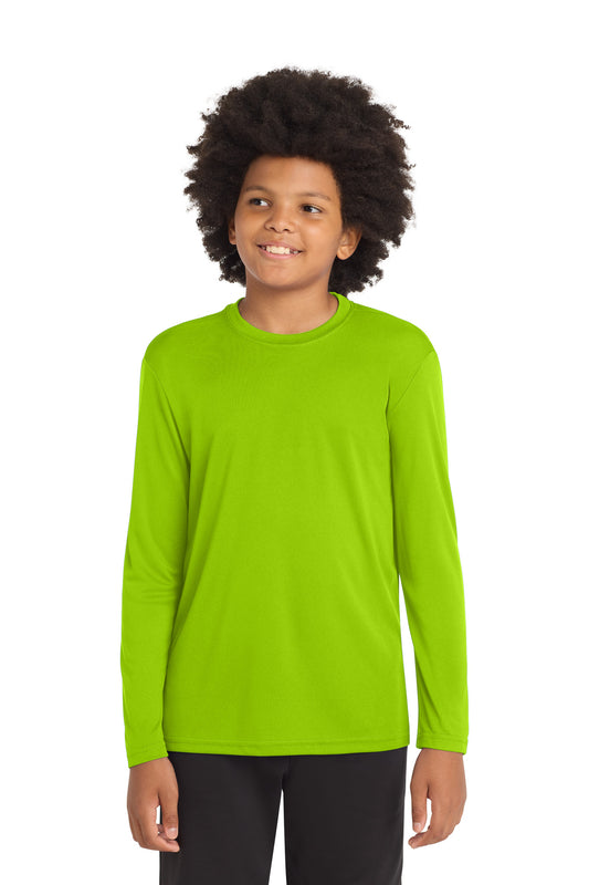 Sport-Tek Youth Long Sleeve PosiCharge Competitor Tee. YST350LS