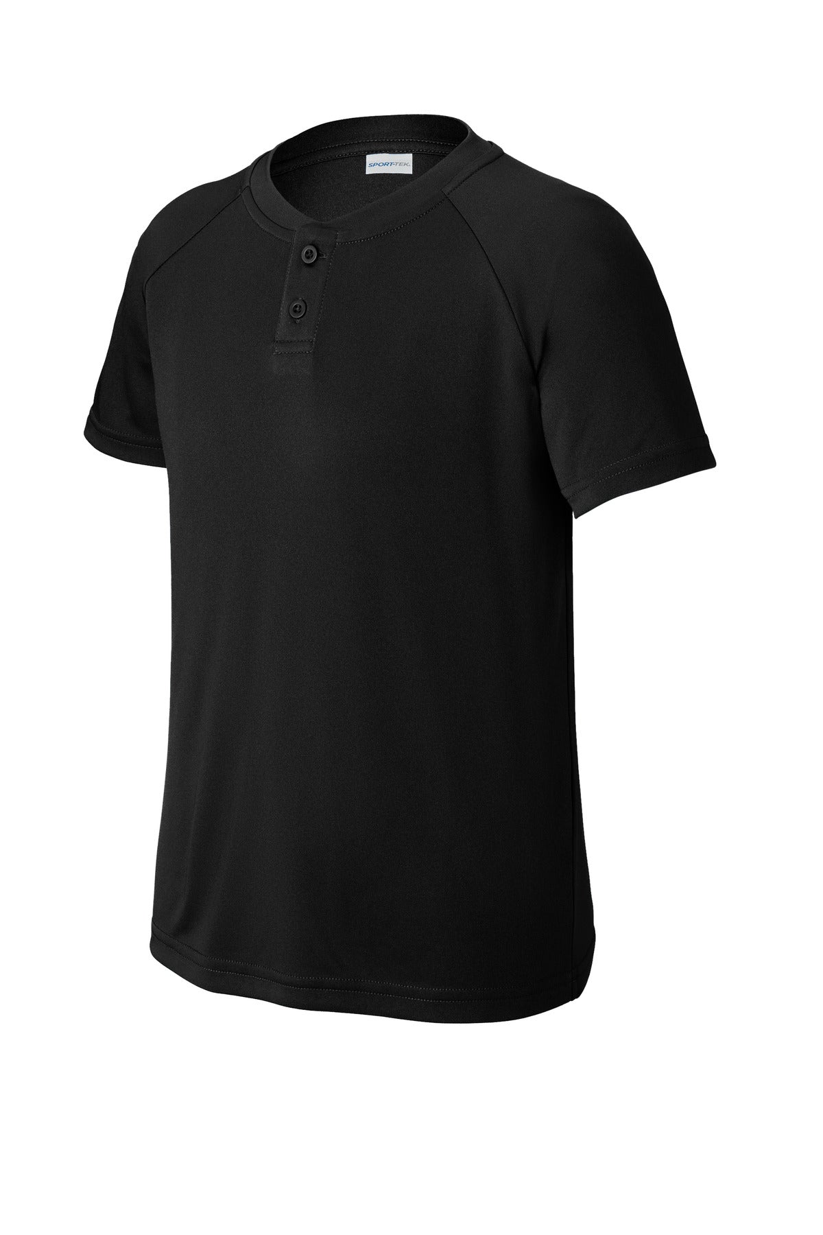 Sport-Tek Youth PosiCharge Competitor 2-Button Henley YST359