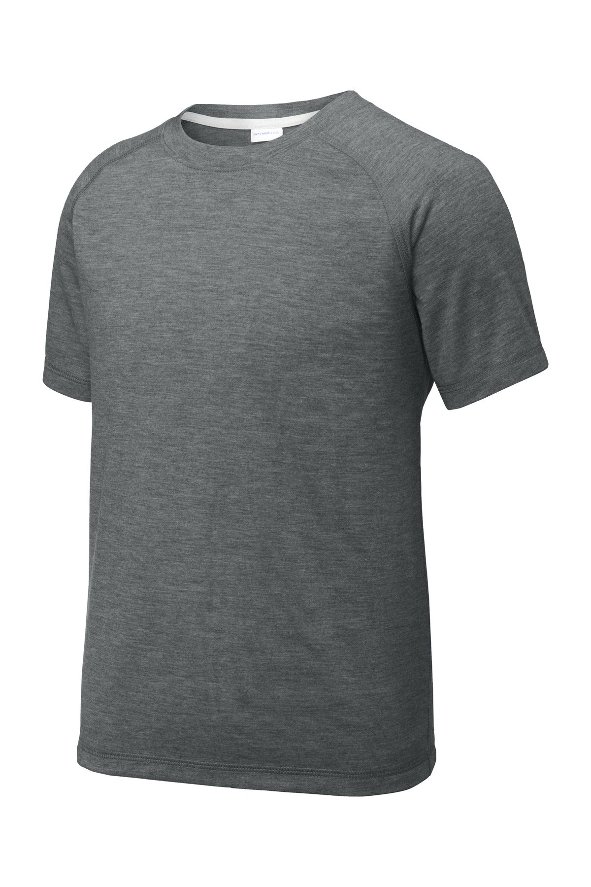 Sport-Tek Youth PosiCharge Tri-Blend Wicking Raglan Tee. YST400