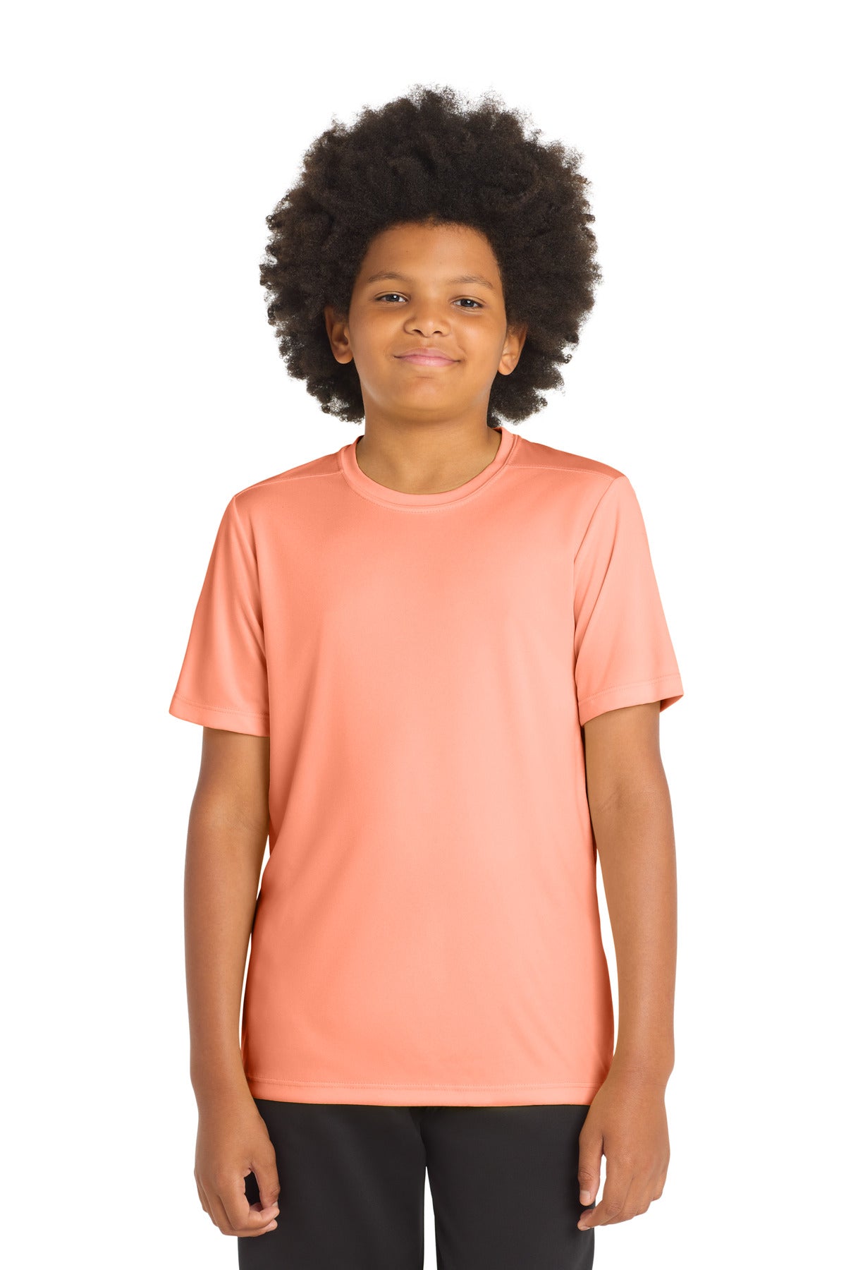 SanMar YST420_softcoral_model_front.jpg
