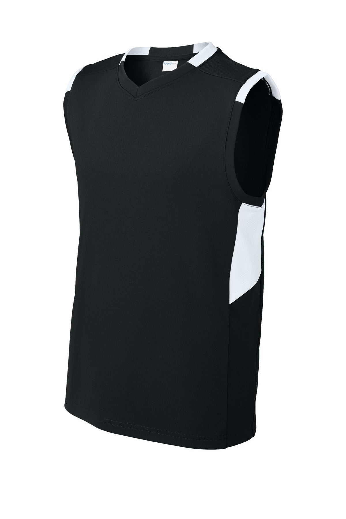 Sport-Tek Youth Club Sleeveless V-Neck YST441