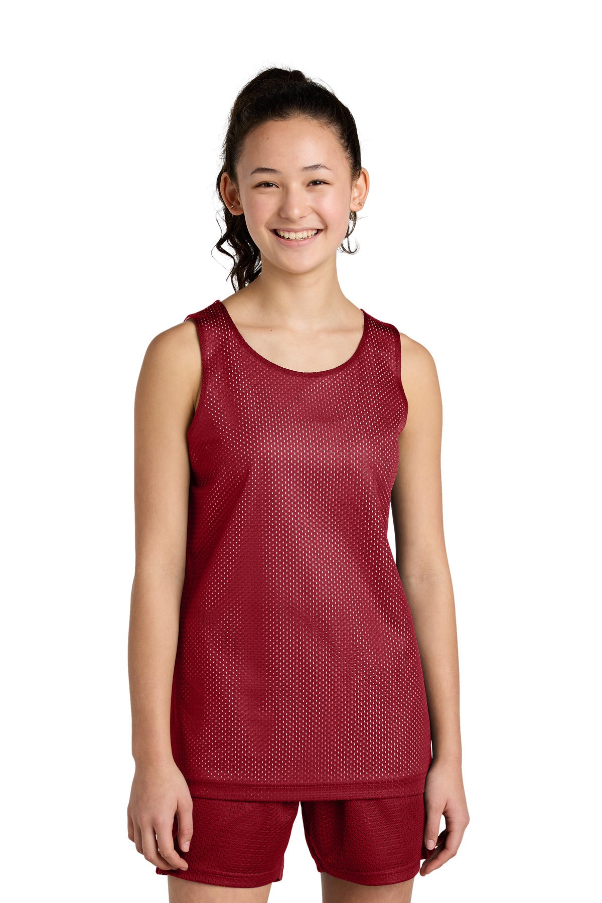 SanMar YST5000_deepredwhite_model_front.jpg