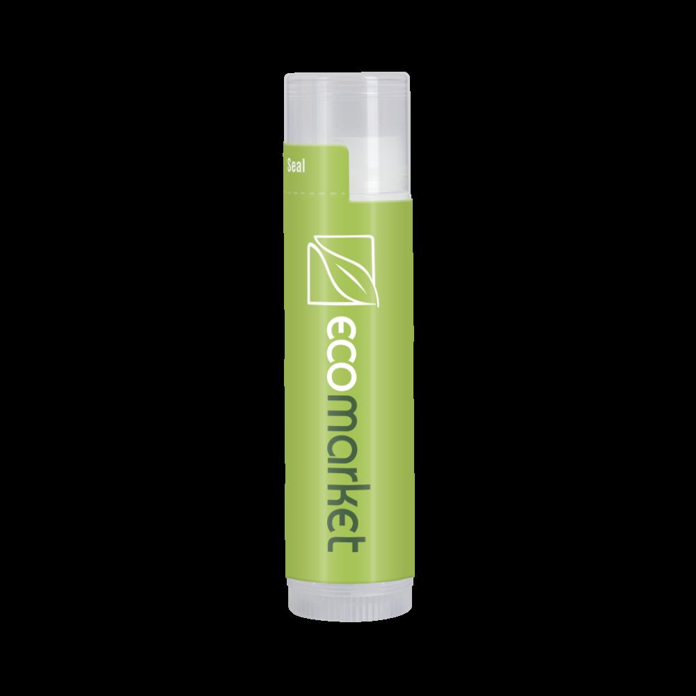Natural Lip Moisturizer with Organic Ingredients in Clear Tube