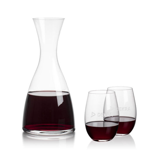 Barham Carafe & Laurent Stemless Wine