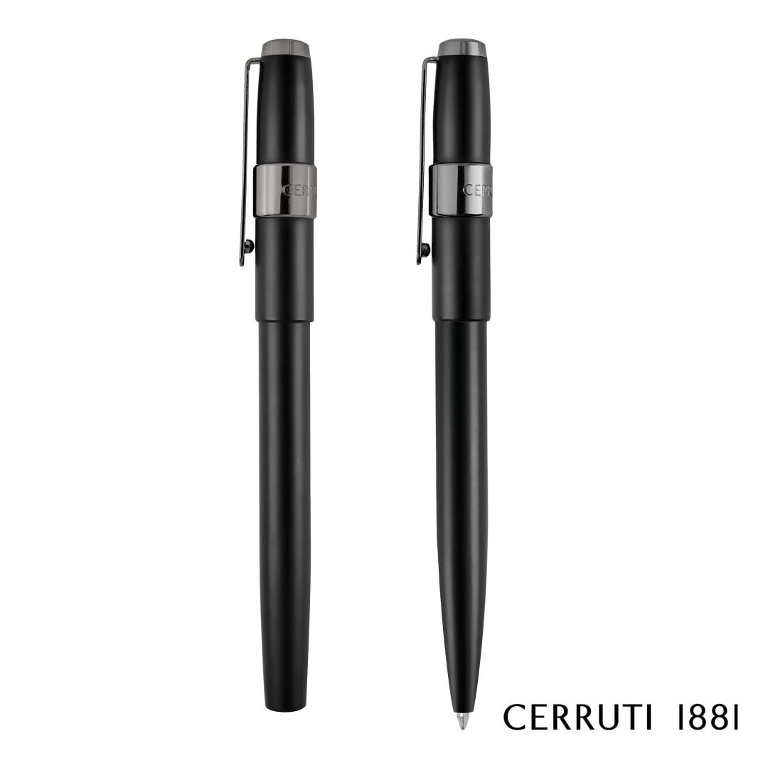Cerruti 1881® Block Ballpoint Pen & Fountain Pen Gift Set