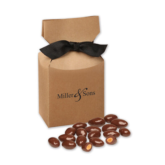 Chocolate Covered Almonds in Kraft Premium Delights Gift Box
