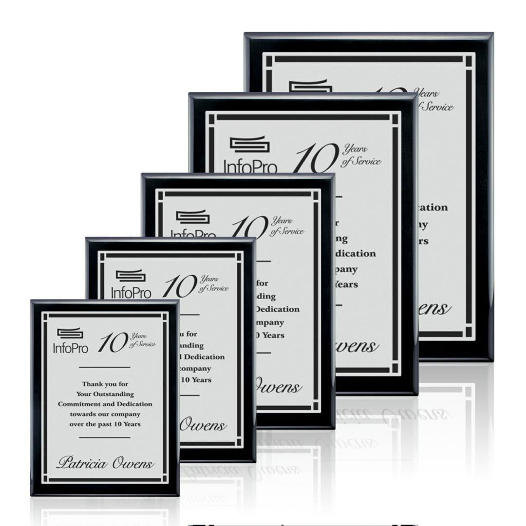 Oakleigh/Everett - Black/Satin Silver