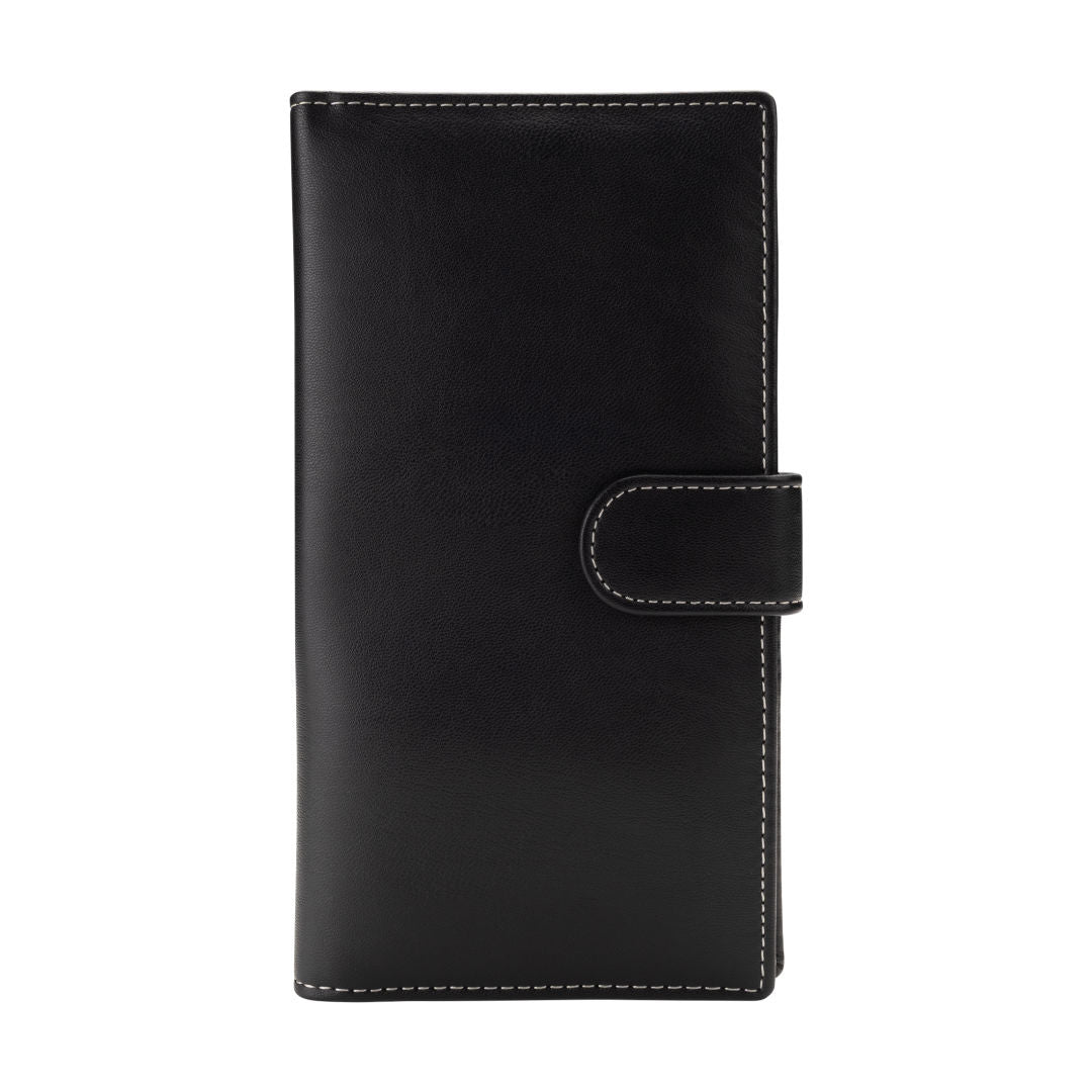 Sarnen Cactus Leather Long Wallet w/Coin Pocket