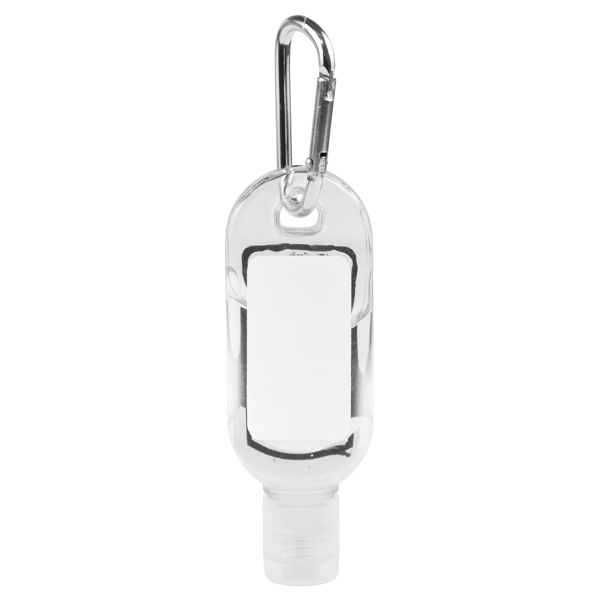 “SanGo L” 1.8 oz Hand Sanitizer Antibacterial Gel in Flip-Top Bottle with Carabiner(PhotoImage Full