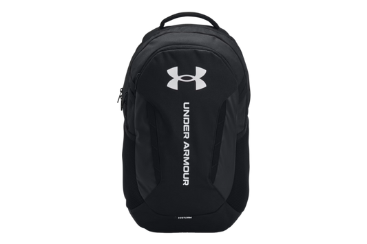 Under Armour Hustle 6.0 Backpack - Black/Black/White
