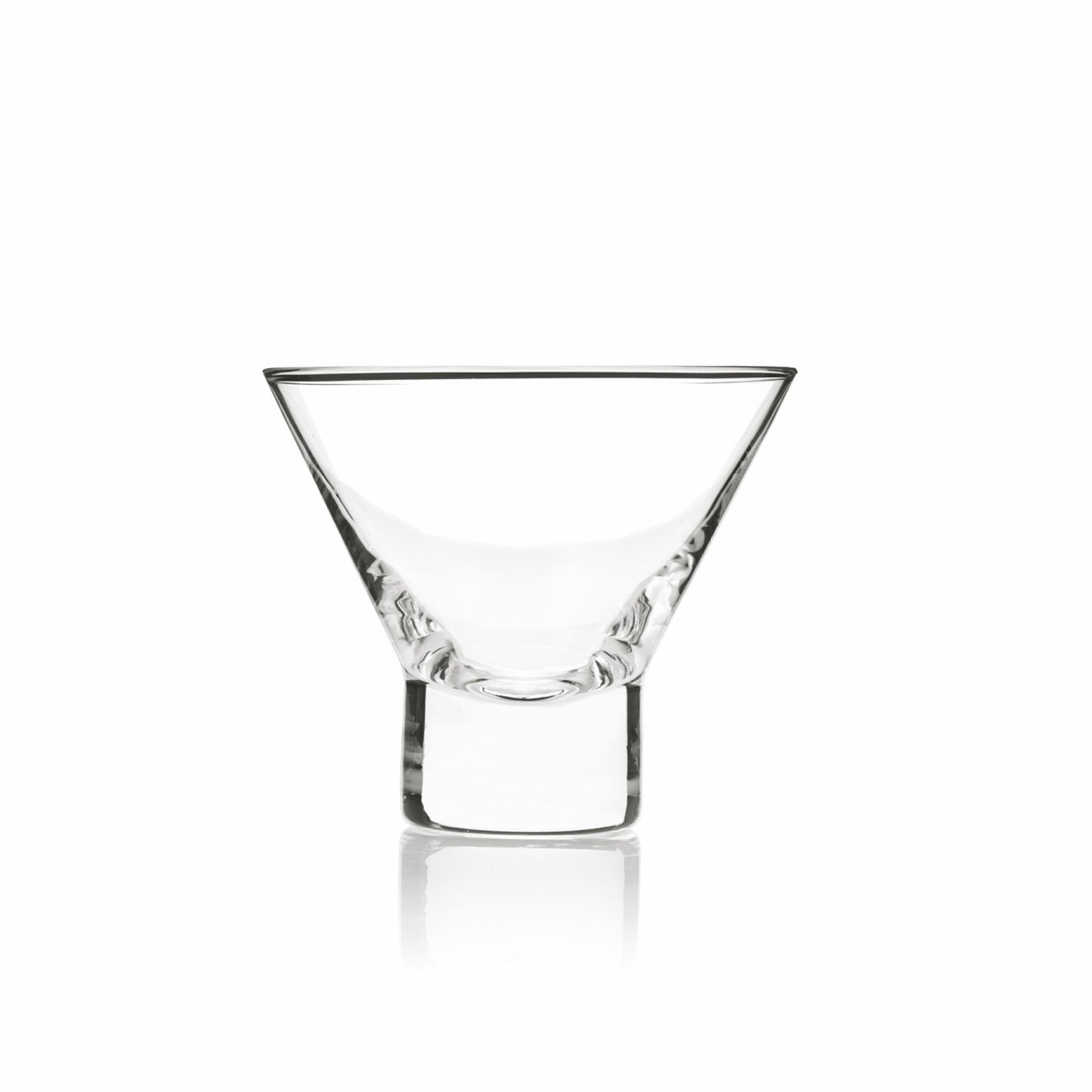 Viski® Raye Heavy Base Crystal Martini Glass