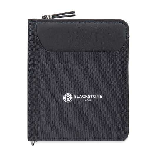 Black Travis & Wells® Lennox Passport Wallet