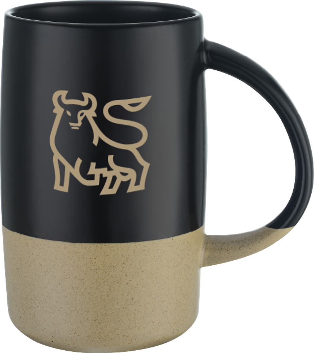 Black/Natural Beige Sunrise Mug