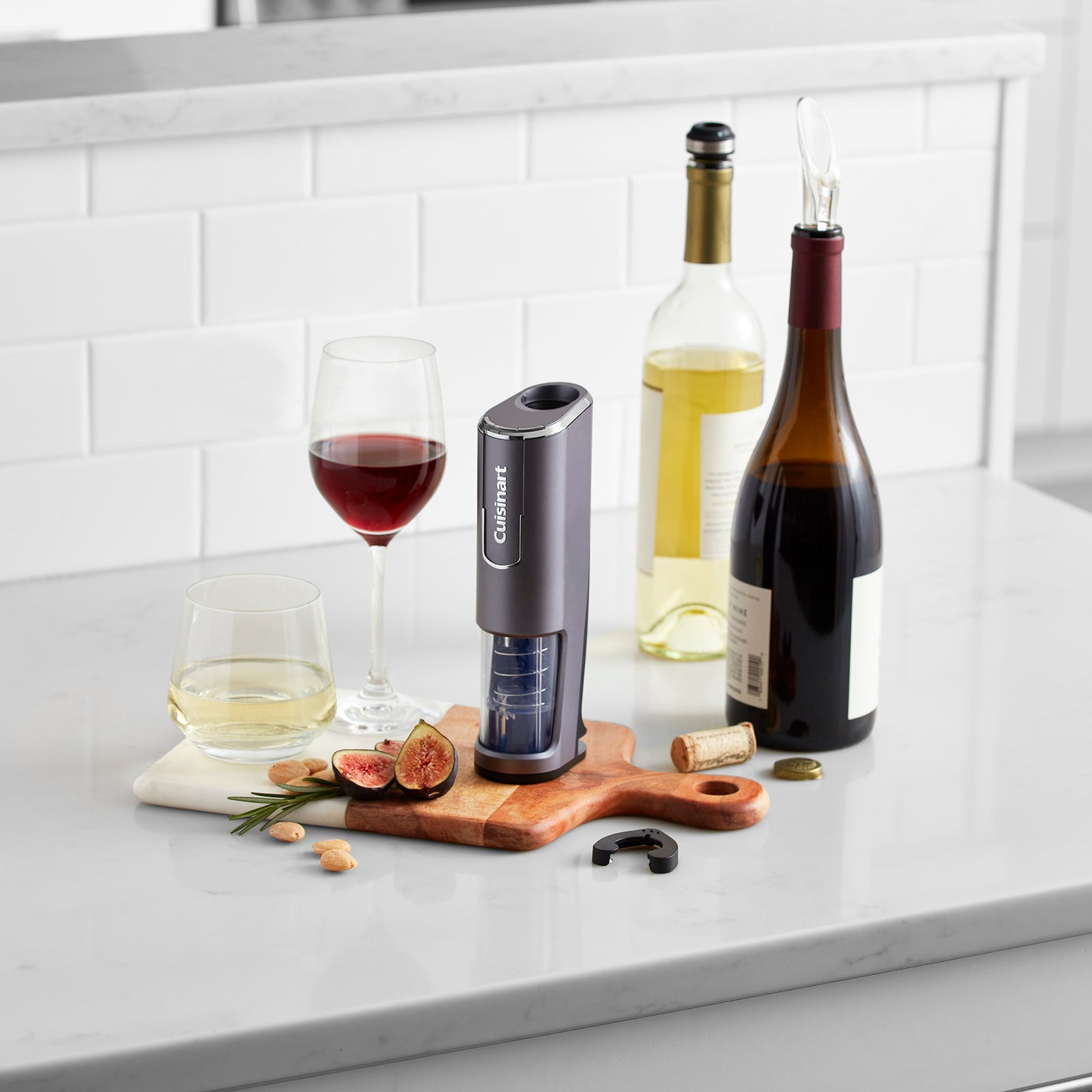 Charcoal Grey Cuisinart® EvolutionX Cordless 4-in-1 Wine Opener