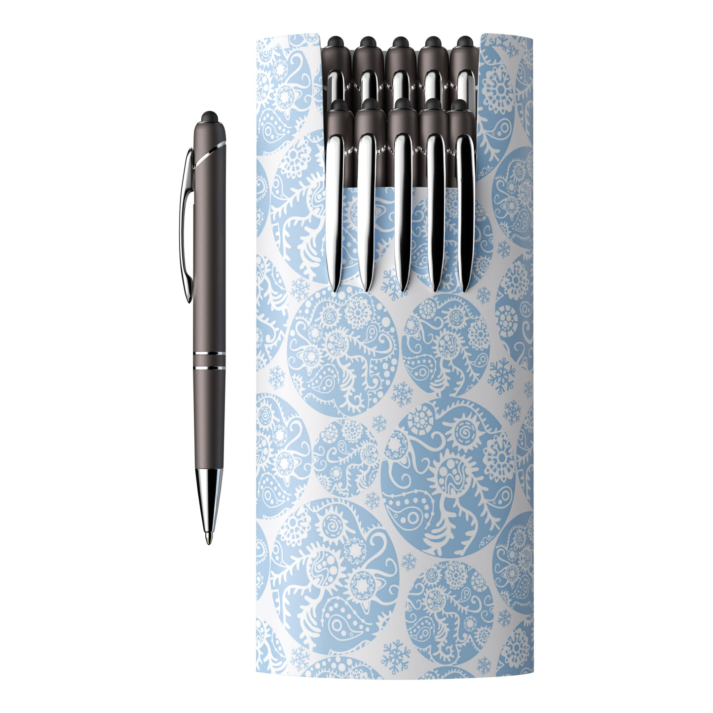 10-piece glacio pen set and custom sleeve
