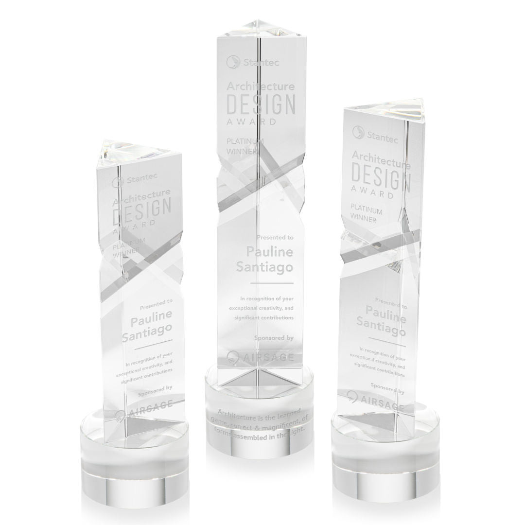 Oakham Award on Marvel Base - Clear