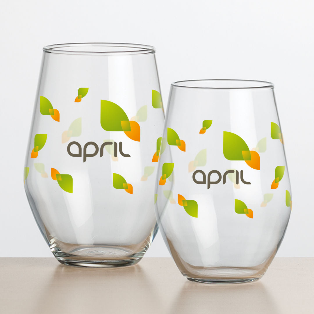 Vale Stemless Wine - 11.5oz /19oz - VividPrint™