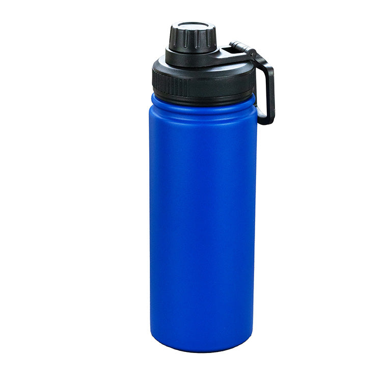 "HANA" 19 OZ Recycled RPET Powder Coated Double Wall Stainless Steel Tumbler With a Sport Lid