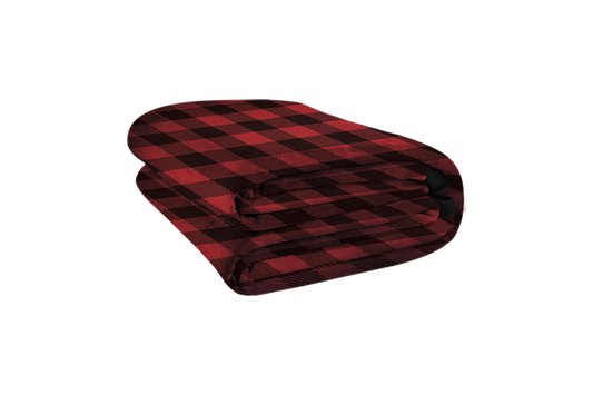 Big Blanket Original Stretch Blanket - Red Plaid