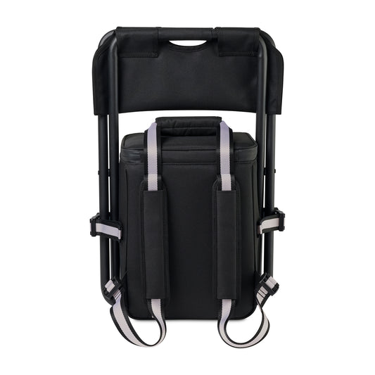 Black Cuisinart Outdoors™ Folding Chair Backpack Cooler