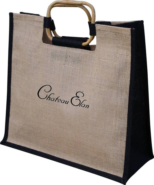 Natural/Black Namaste Tote