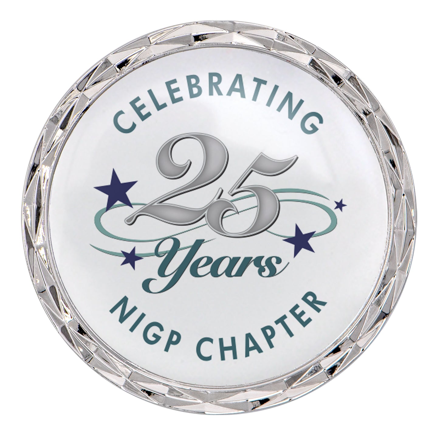 NFC Challenge Coin w/ Oblique Border (1.75")