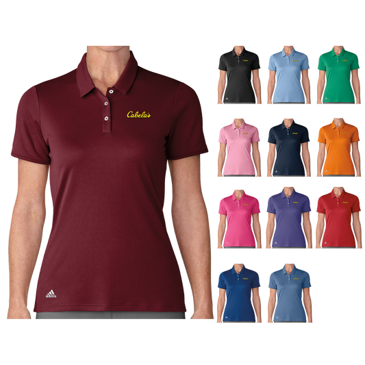 Black Adidas Women's Performance Polo - 2XL