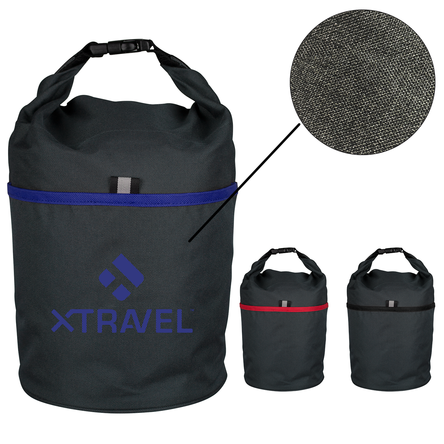 Black Adventure Lunch Bag