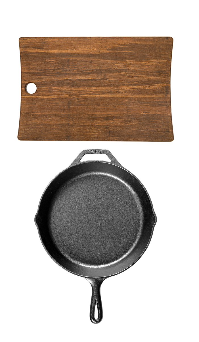 Lodge® 10.25" Cast Iron / Woodland Board Gift Set