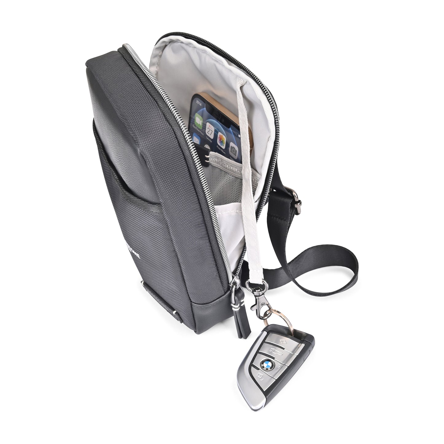 Black Travis & Wells® Lennox Crossbody