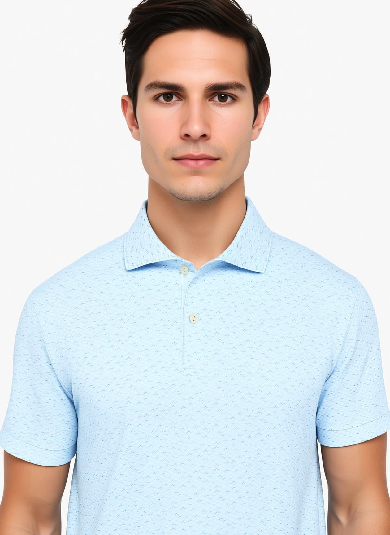 Peter Millar Men's Soprano Waves Performance Jersey Polo