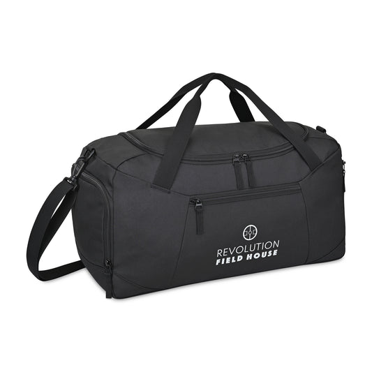 Black Rally Recycled Deluxe Sport Duffel