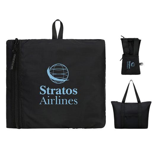 Black AeroLOFT® Everyday Foldable Tote